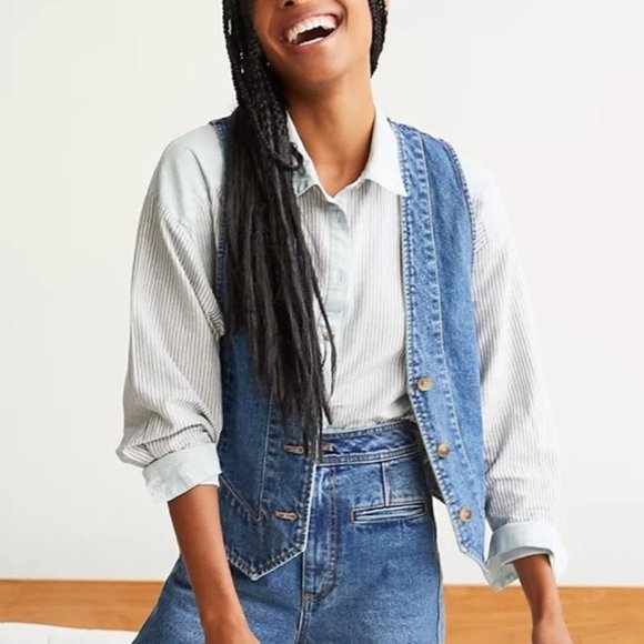 Free People Modern Meadow Denim Suit - Picture 7 of 7